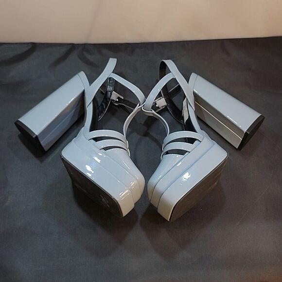 BRAND NEW SOUL PRINCESS PLAIN PLATFORM ANKLE CURVE WIDE HIGH HEEL S2 - Picture 15 of 15